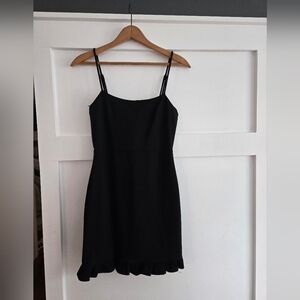 Lulu's Black Strappy Dress